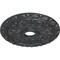 Ekena Millwork Spring Leaf Ceiling Medallion (Fits Canopies up to 5 5/8"), 19 7/8"OD x 3 5/8"ID x 1 1/4"P, Pewter CM19SPPES - alternate 3